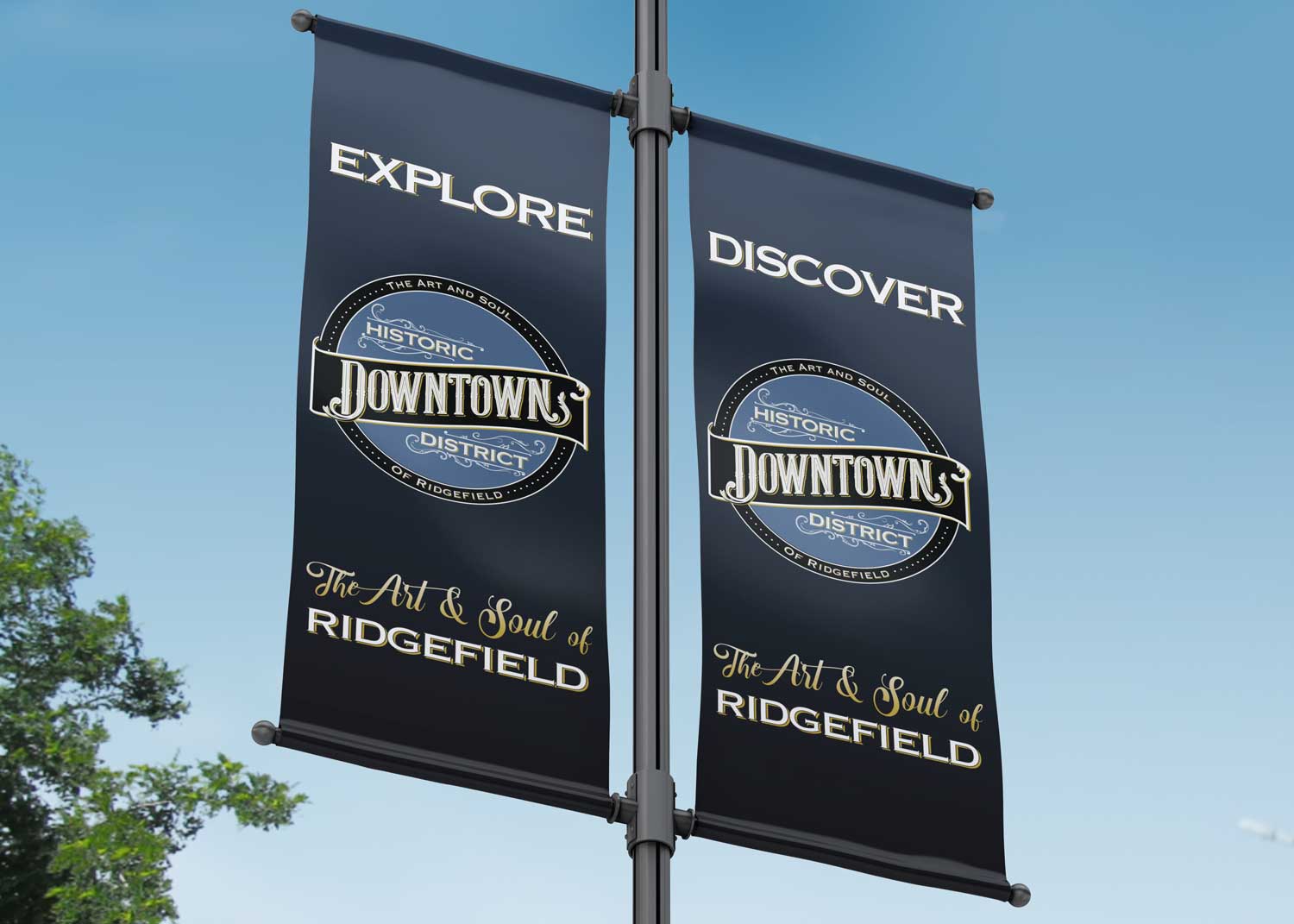 Ridgefield-pole-banners